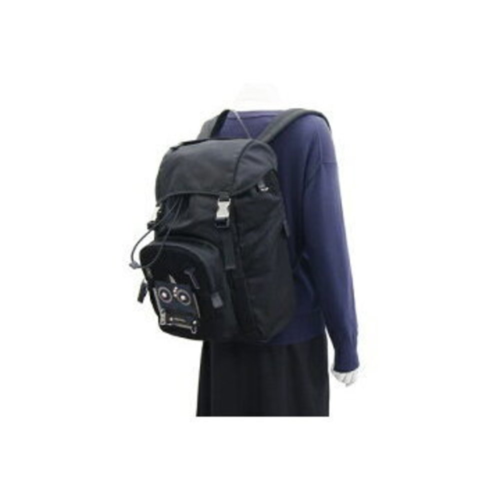 Prada Robot Backpack Black Triangle - image 7